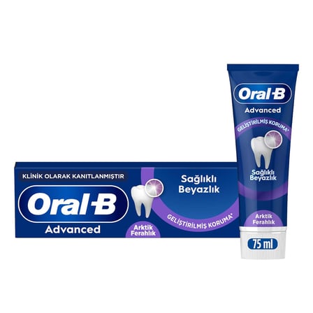 Oral-B Advanced Sağlıklı Beyazlık Diş Macunu 75 Ml 2 ADET