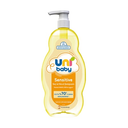 Uni Baby Saç ve Vücut Şampuanı 900 Ml 2 ADET