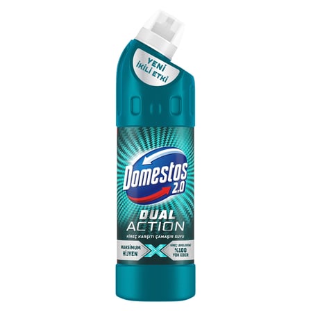Domestos Dual Action Kireç Karşıtı Çamaşır Suyu 750 Ml 3 ADET