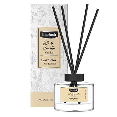 Deep Fresh Oda Kokusu Yuvarlak White Vanilla 100 Ml 3 ADET