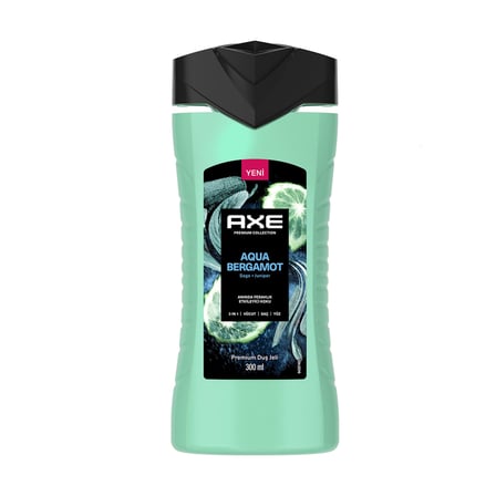 Axe Aqua Bergamot Duş Jeli 300 Ml 3 ADET