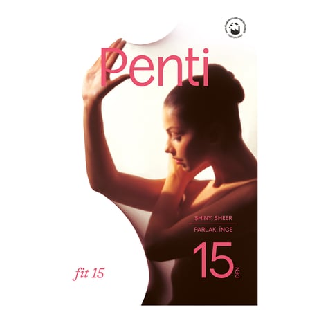 Penti Fit 15 Külotlu Çorap Kestane 44/3 Beden 3 ADET