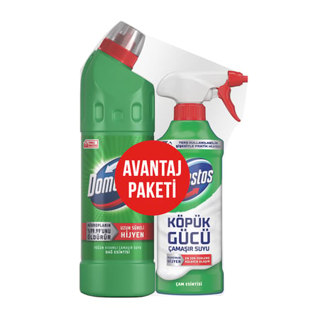 Domestos Köpük Çam 450 Ml + Domestos Dağ Esintisi 750 Ml 4 ADET