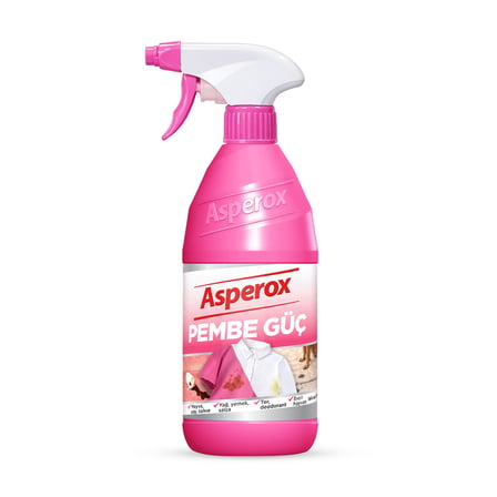 Asperox Pembe Güç Leke Çıkarıcı Sprey 650 Ml 4 ADET