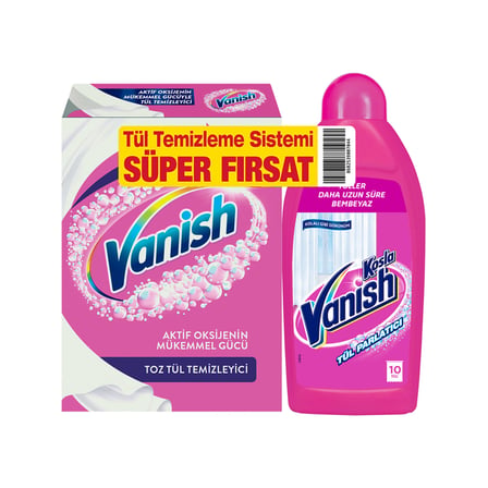 Kosla Vanish Gold Tül Beyazlatıcı ve Parlatıcı 400 G 450 Ml 4 ADET