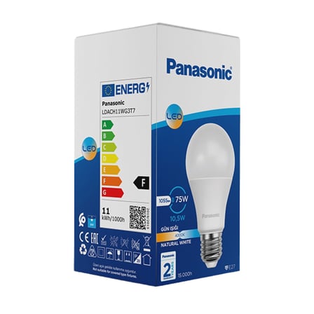 Panasonic Led Ampul E27 10.5W 1055Lm 4000K 4 ADET