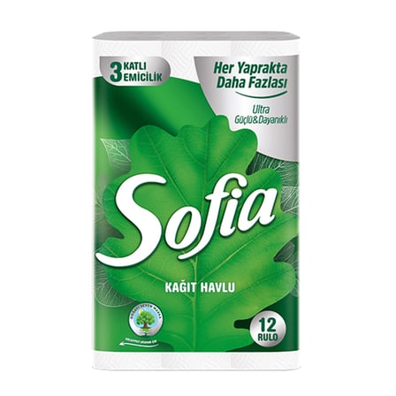 Sofia Kağıt Havlu 12'li 4 ADET