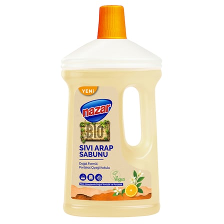 Nazar Bio Portakal Çiçeği Kokulu Sıvı Arap Sabunu 5 ADET