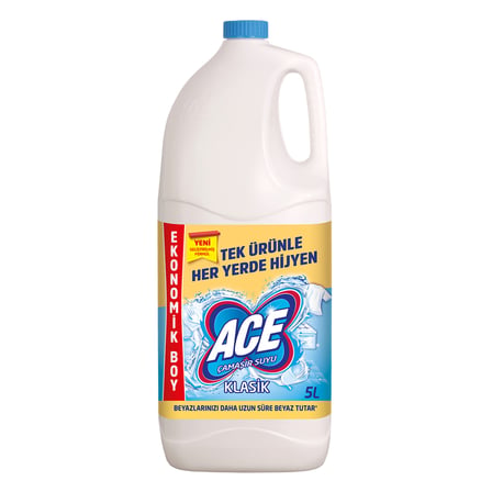 Ace Çamaşır Suyu Klasik 5 L 5 ADET