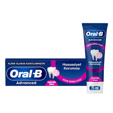 Oral-B Advanced Hassasiyet Koruması Diş Macunu 75 Ml 2 ADET