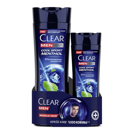 Clear Men Cool Sport Şampuan Copack 350+180 Ml 2 ADET