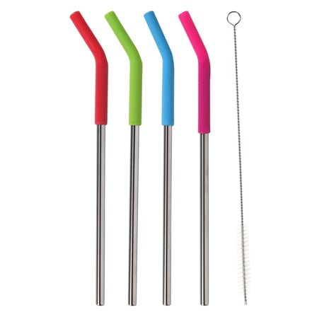 Excellent Houseware Paslanmaz Çelik Silikon Uçlu Pipet Set 2 ADET