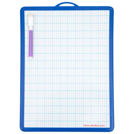 Yazı Tahtası Çift Taraflı 20Cmx27cm + Kalem 3 ADET