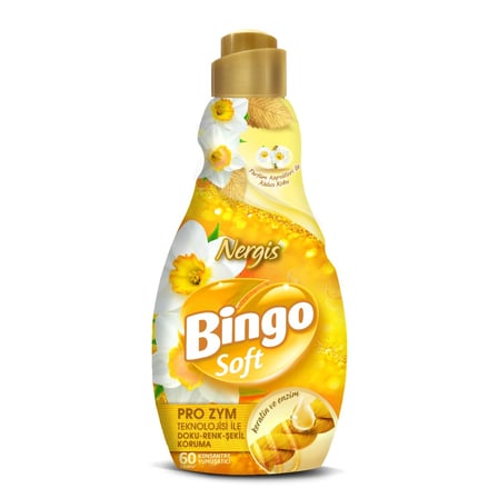 Bingo Soft Konsantre Yumuşatıcı Nergis 1.440 Ml 4 ADET