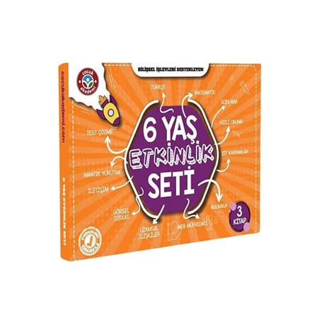 Çocuk Akademi 6 Yaş Etkinlik Seti 4 ADET