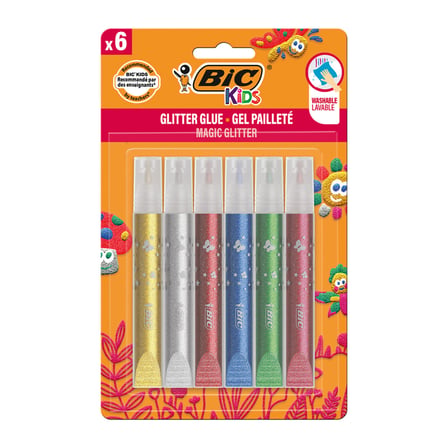 BIC Metalik Simli Yapıştırıcı 6'lı Blister 4 ADET