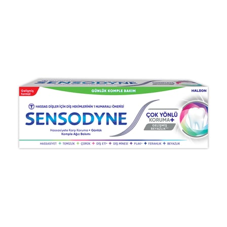 Sensodyne Çok Yönlü Koruma Gelişmiş Beyazlık 50 Ml 5 ADET