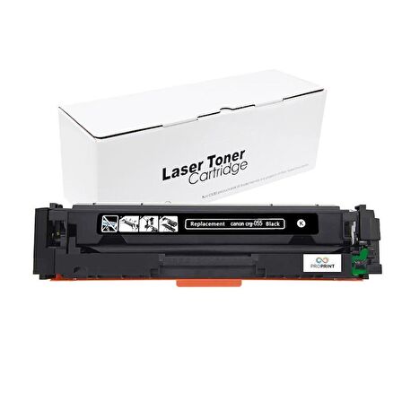 Canon CRG-055 Çipsiz Siyah Muadil Toner 2.300 Sayfa- LBP-663Cdw