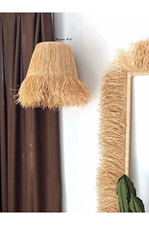 Hydra Rafya Hasır Bohem Avize M035