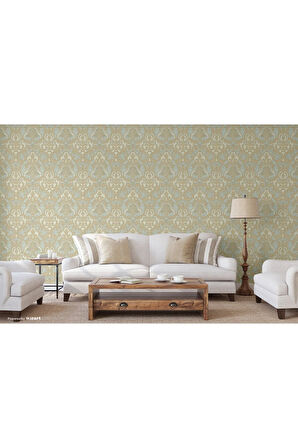 Ephes 1002-2 Damask büyük, Simli Duvar Kağıdı 10m²