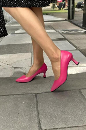 Kadın Sity Fuşya 6 cm İnce Topuklu Stiletto