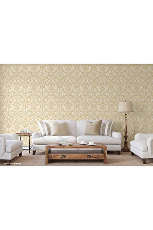 Ephes 1002-5 Damask büyük, Simli Duvar Kağıdı 10m²
