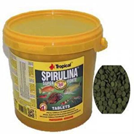 Tropical Spirulina Super Forte %36 Kovadan Bölme 100 Adet