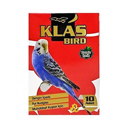 Klas Bird 10 lu Ballı Muhabbet Kuşu Krakeri Ballı Kraker