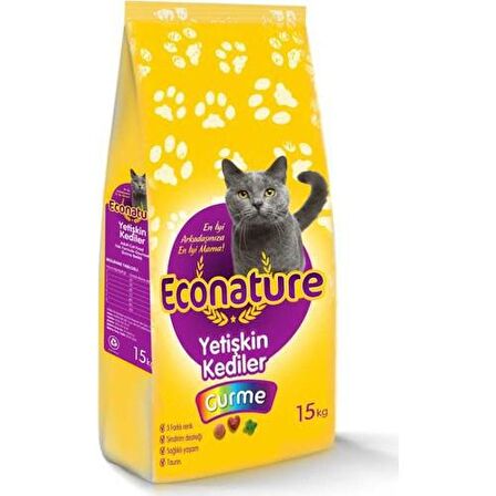 Econature Yetişkin Gurme Kedi Maması 15 Kg