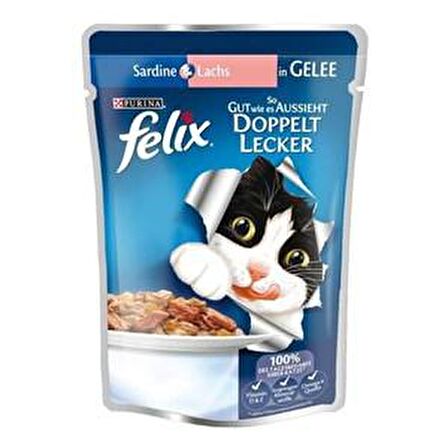 Felix Somon -Sardalyalı Kedi Konservesi 100 Gr