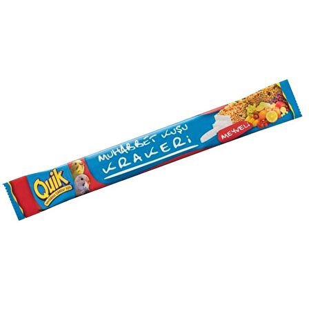 Quik Muhabbet Kuşları İçin Meyveli Kraker 40 gr