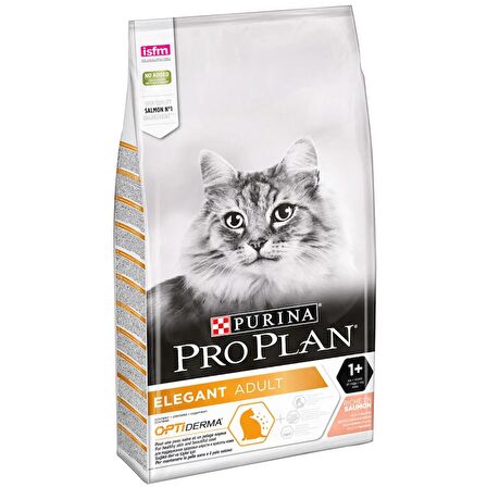 Proplan elegant somonlu 3kg kuru kedi maması optiderma adult yetişkin kedi maması