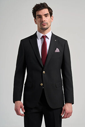 Düz Bez Ayağı Mono Yaka Tam Astar Esnek 6 Drop Comfort Fit Ceket 1002245902