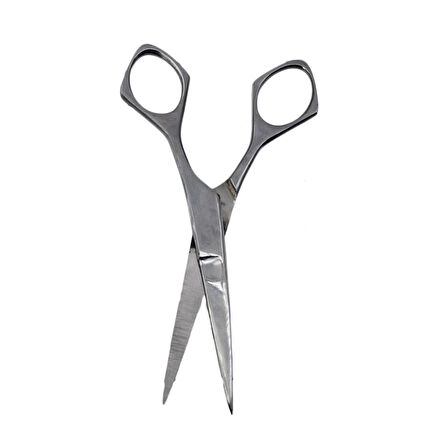 Metal Makas Sade Lüx Model Söz Nişan Makası  Gümüş