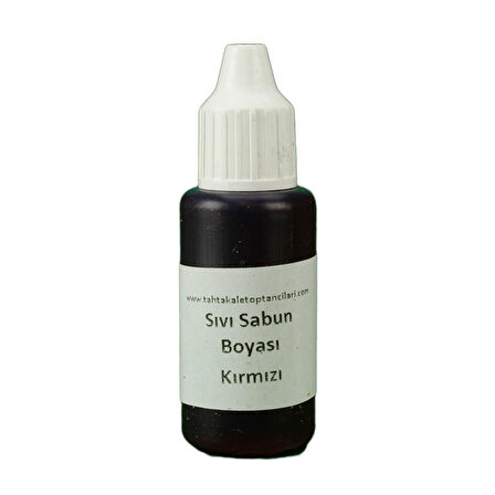 Sıvı Sabun Boyası Sıvı 10 GR  Kırmızı