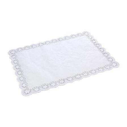 Dolphin Kağıt Tepsi Altlığı Dikdörtgen Dantel 31X41 CM (100 Adet)