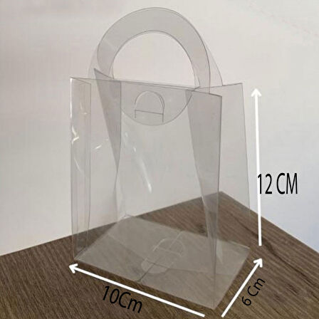 Asetat Çanta 12X10X6 CM (10 Adet)