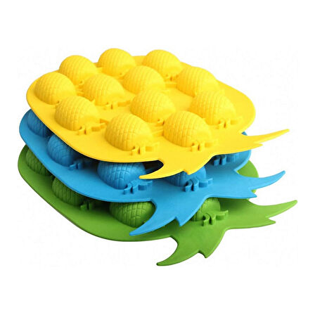 Silikon Çoklu Ananas Çikolata Ve Jelibon Kalıbı 12 Li