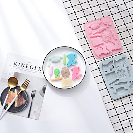 Silikon Mezuniyet Temalı Çikolata Ve Jelibon Kalıbı 9 Lu