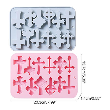 Silikon Hac Şekilleri Çikolata Ve Jelibon Kalıbı 12 Li