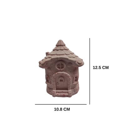 Silikon 3D Büyük Boy Cüce Evi Kalıbı Şirin Ev Modeli Mum ve Taş Tozu Kalıbı