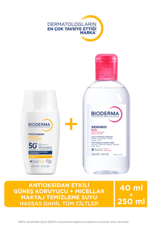 Tüm Ciltler İçin Photoderm XDefense Antioksidan Etkili Güneş Koruyucu & H2O Micellar Temizleme Suyu