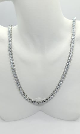 Seraphina Silver Su Yolu Taşlı Kolye (40+5 cm)