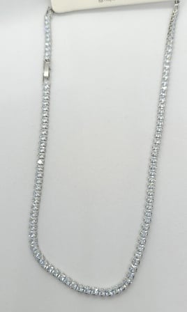 Seraphina Silver Su Yolu Taşlı Kolye (40+5 cm)