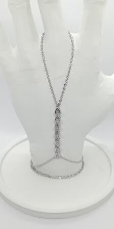 Silver Renk Damla Taşlı Şahmeran