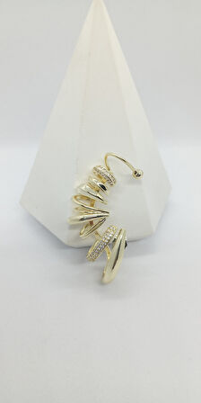 Gold Renk Marka Model Çoklu Görünüm Earcuff