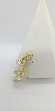Gold Renk Marka Model Çoklu Görünüm Earcuff