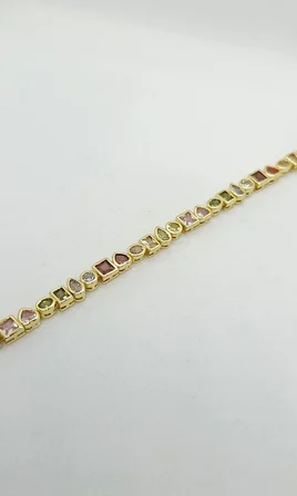 Aurora Pastel Taşlı Bileklik (15+2 cm)