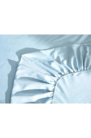 English Home Novella Premium Soft Cotton Çift Kişilik Nevresim Takımı200x220 Cm Mavi