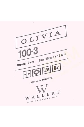 balıksırtı desenli duvar kağıdı 100-3 | wallert olivia, krem / ekru, kağıt taban taban + vinil kaplama - 16.5 m²